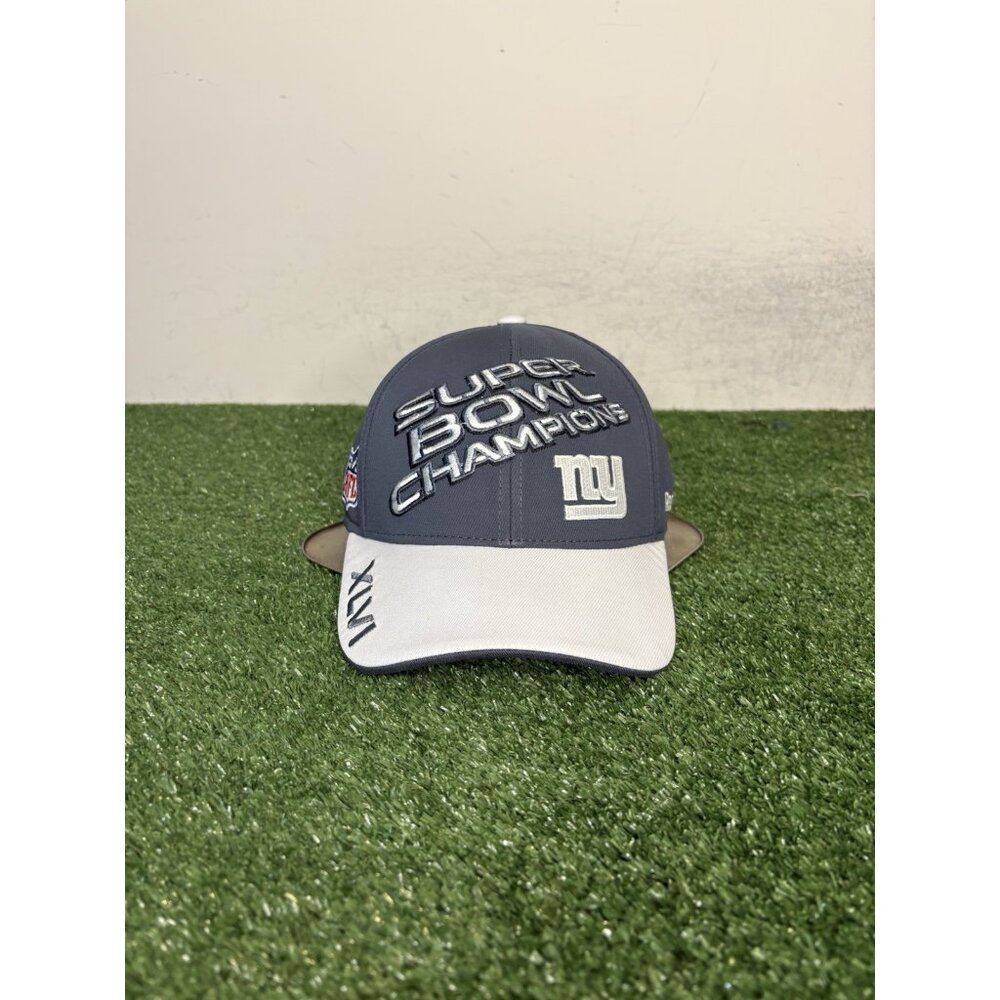 New York Giants hat cap fitted One size OSFA Super Bowl Reebok Y2K Mens